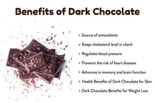 Benefit of eating dark chocolate 